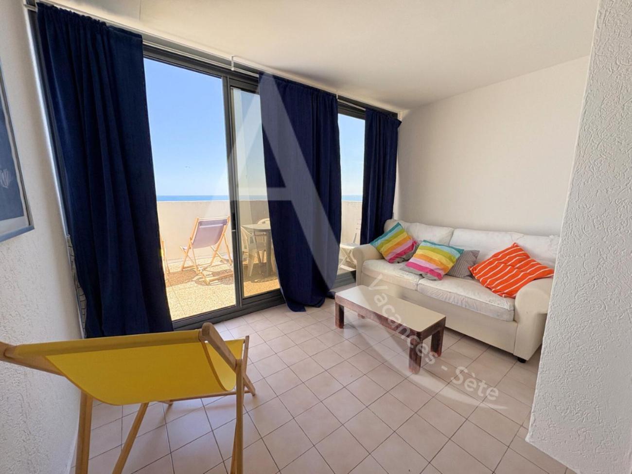 Studio Vue Mer Avec Pkg, Piscine, Tennis, Plage Direct Sète Exterior foto